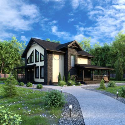 Каркасный дом Яуза 9x10 