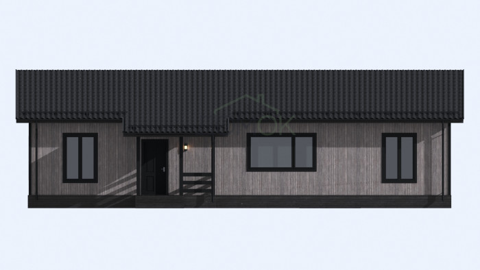 Каркасный дом Олой 9х16