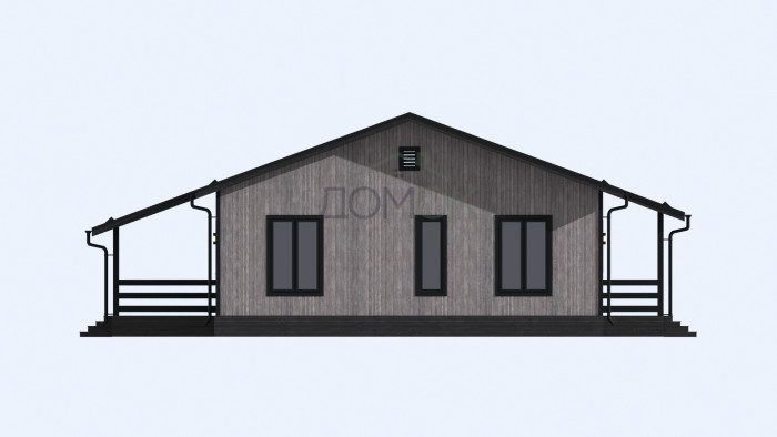 Каркасный дом Олой 9х16