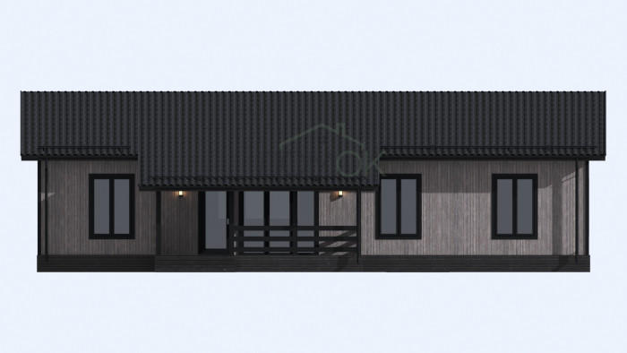 Каркасный дом Олой 9х16