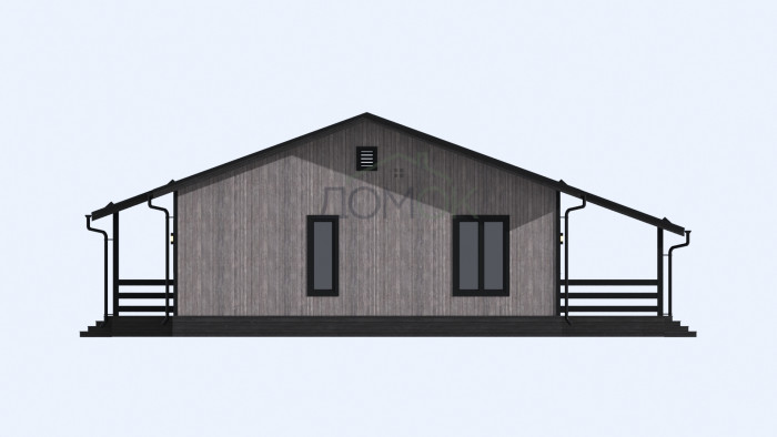 Каркасный дом Олой 9х16