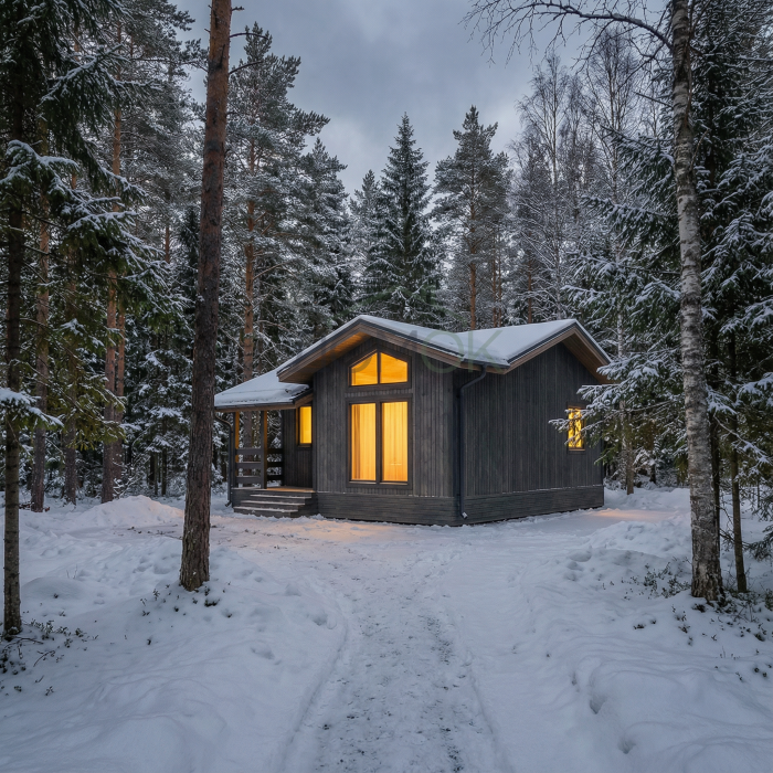 Каркасная баня 6.5х6