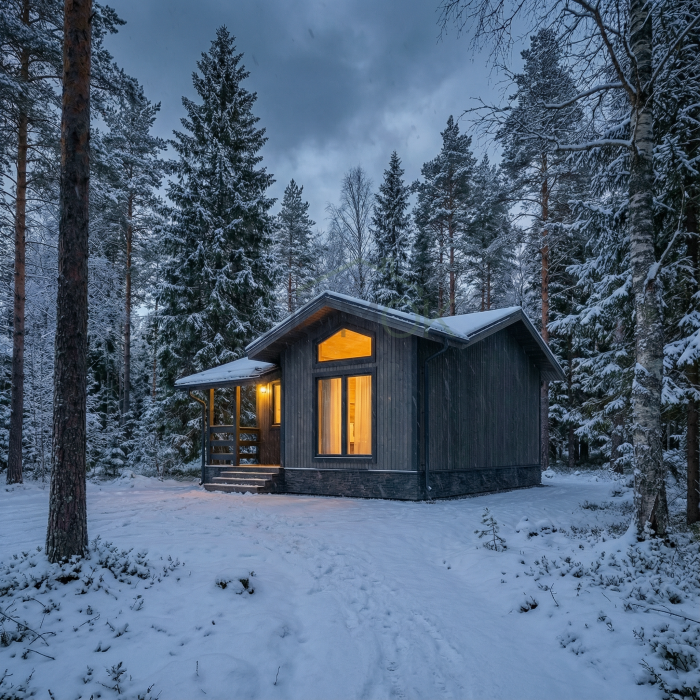 Каркасная баня 6.5х6