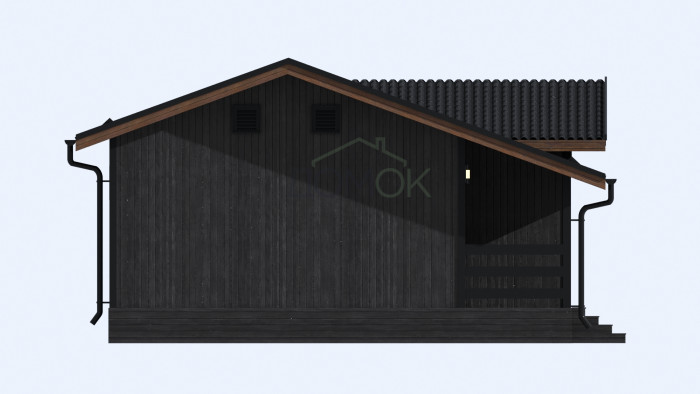 Каркасная баня 6.5х6