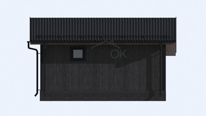 Каркасная баня 6.5х6