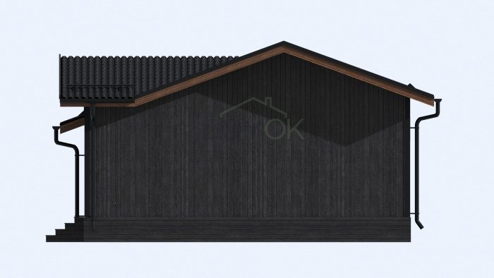 Каркасная баня 6.5х6