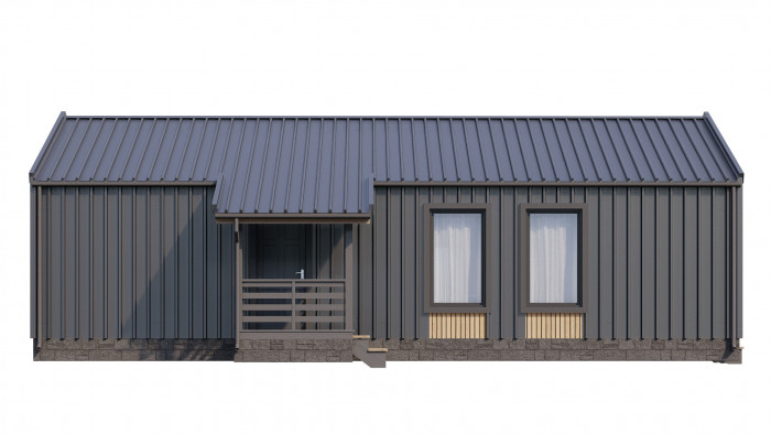 Каркасный дом БАРНЕВА-2 8х12 