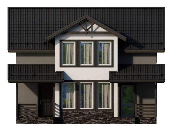 Каркасный дом Гоголь 7.5x9 