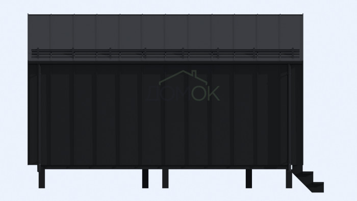 Каркасный дом БАРНЕВА Компакт 6х6 