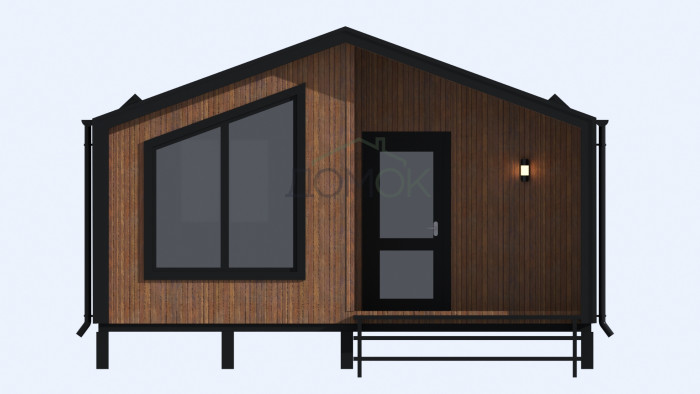 Каркасный дом БАРНЕВА Компакт 6х6 