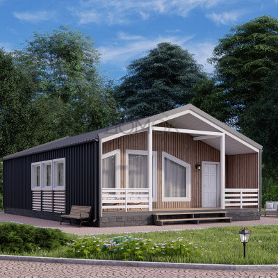 Каркасный дом БАРНЕВА 8х12 