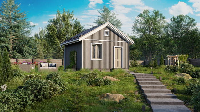 Каркасный дом Кожурновка 5x5