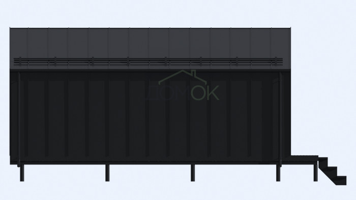 Каркасный дом БАРНЕВА Компакт 6х7 