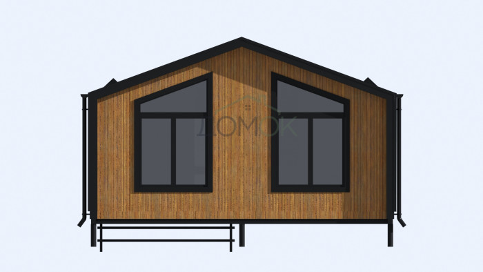 Каркасный дом БАРНЕВА Компакт 6х7 