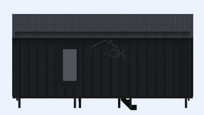 Каркасный дом БАРНЕВА Компакт 6х8