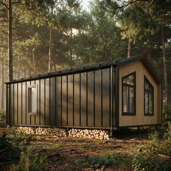 Каркасный дом БАРНЕВА Компакт 6х8