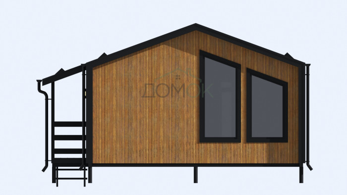Каркасный дом БАРНЕВА Компакт 6х8