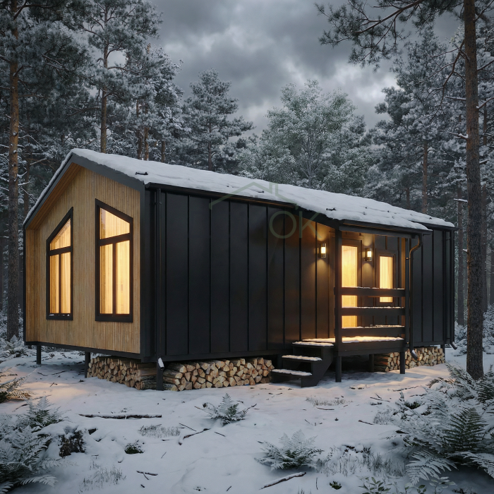 Каркасный дом БАРНЕВА Компакт 6х8