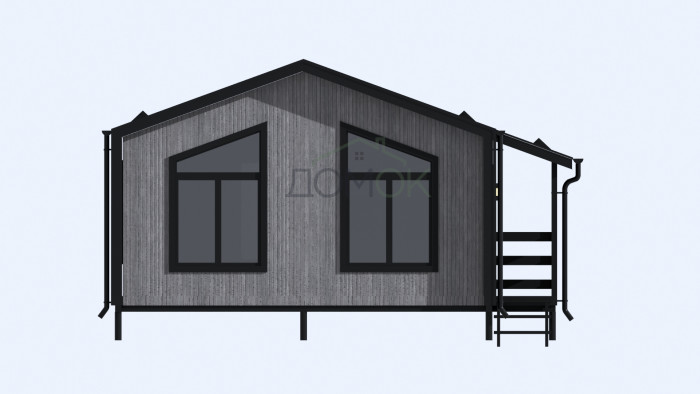 Каркасный дом БАРНЕВА Компакт 6х9 
