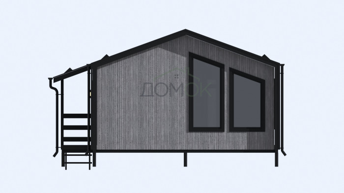 Каркасный дом БАРНЕВА Компакт 6х9 