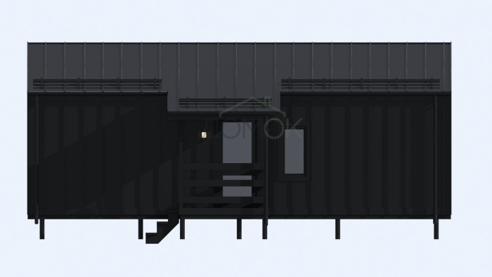 Каркасный дом БАРНЕВА Компакт 6х9 