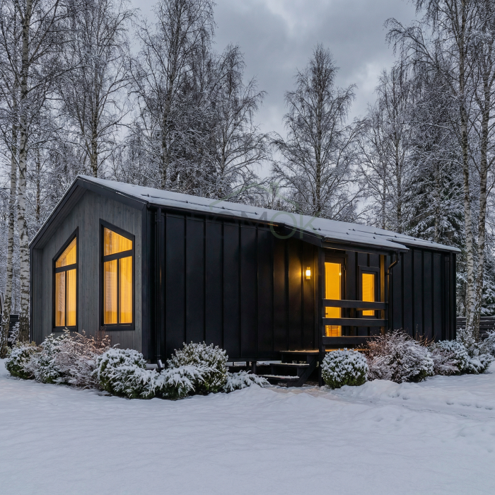 Каркасный дом БАРНЕВА Компакт 6х9 