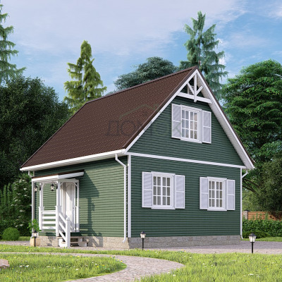 Каркасный дом Домок 6x7