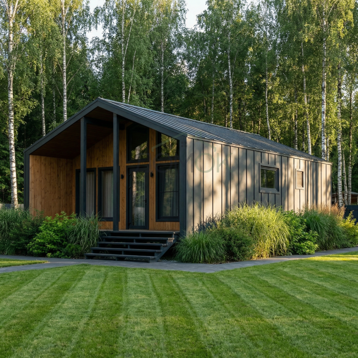 Каркасный дом БАРНЕВА 7х9 