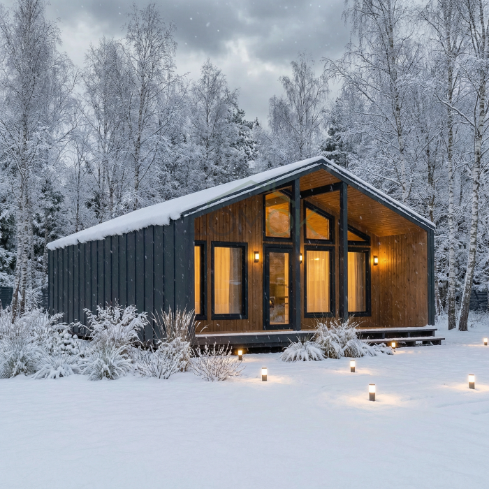 Каркасный дом БАРНЕВА 7х9 