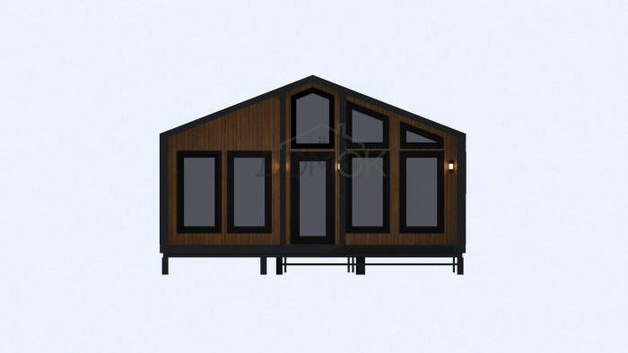 Каркасный дом БАРНЕВА 7х9 