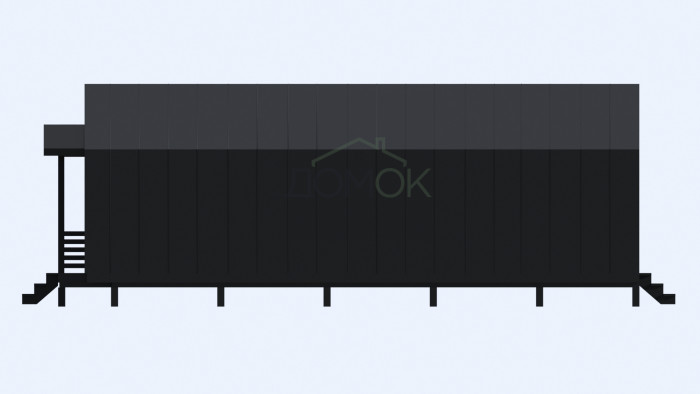 Каркасный дом БАРНЕВА 7х9 