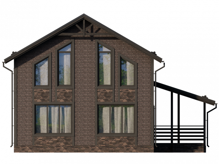 Каркасный дом Вильент 9x8 