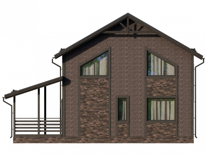 Каркасный дом Вильент 9x8 