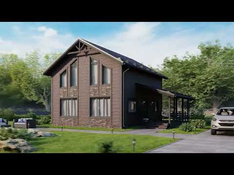 Каркасный дом Вильент 9x8 