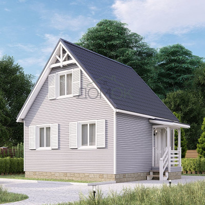 Каркасный дом Домок 6x6