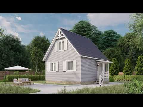 Каркасный дом Домок 6x6