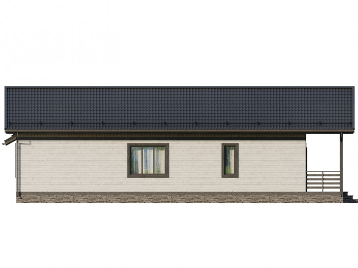 Каркасный дом Дейма 15.8х11.9