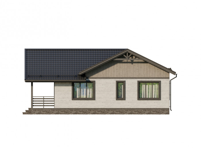 Каркасный дом Дейма 15.8х11.9