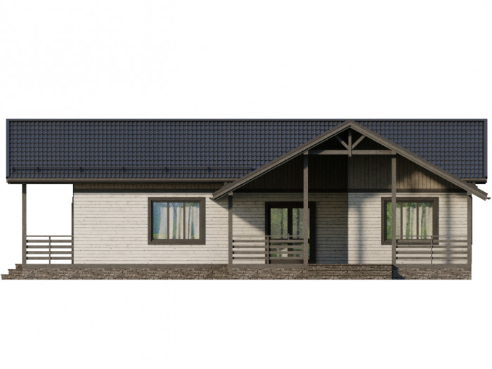 Каркасный дом Дейма 15.8х11.9