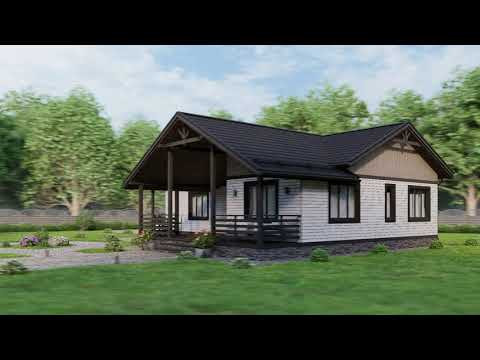 Каркасный дом Дейма 15.8х11.9