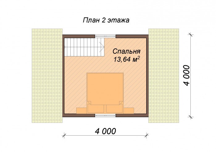 Каркасный дом Домок 6x4