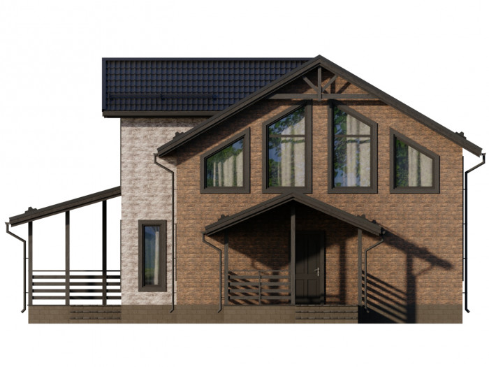 Каркасный дом Оккервиль 11х12.6