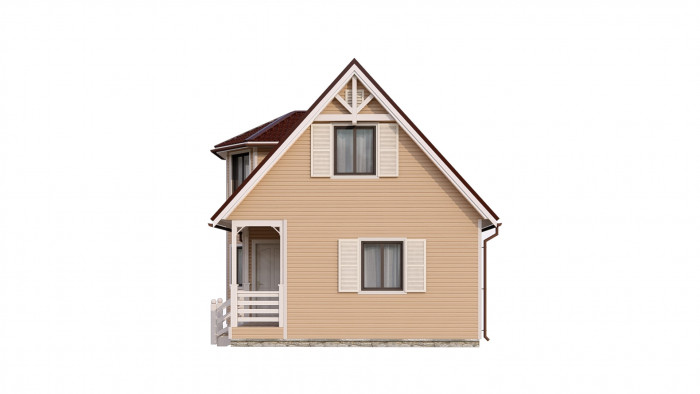 Каркасный дом Домок 6x9 Эркер