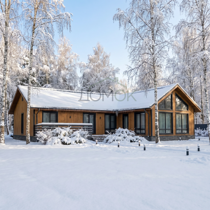 Каркасный дом  Самур 15х16 