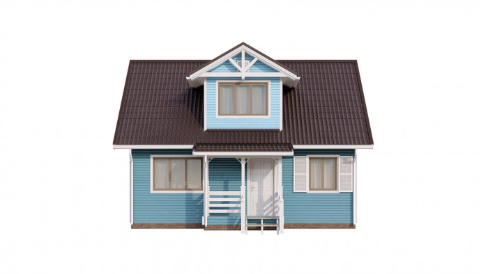 Каркасный дом Енисей-2 6x8