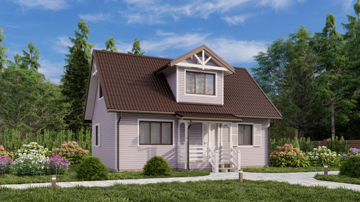 Каркасный дом Енисей-2 6x9