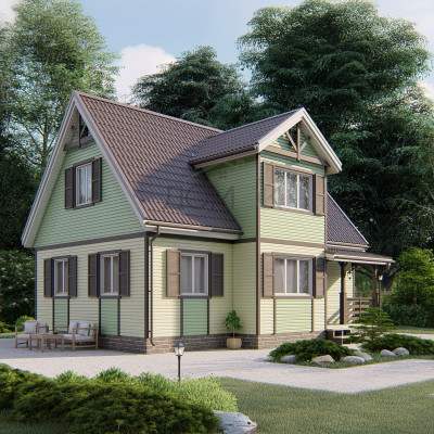 Каркасный дом Гранд 7x9 