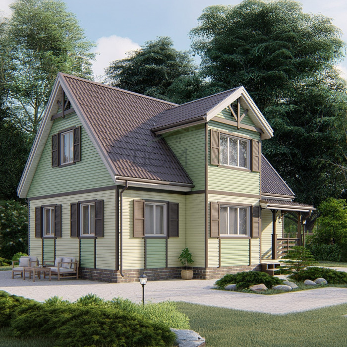 Каркасный дом Гранд 7x9 