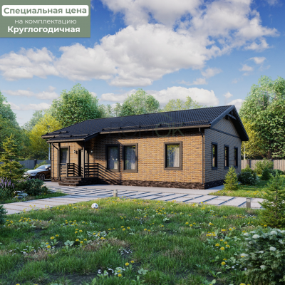 Каркасный дом Ивица 13х10