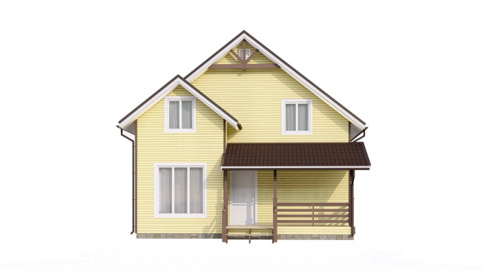 Каркасный дом Алтай 7.5x8